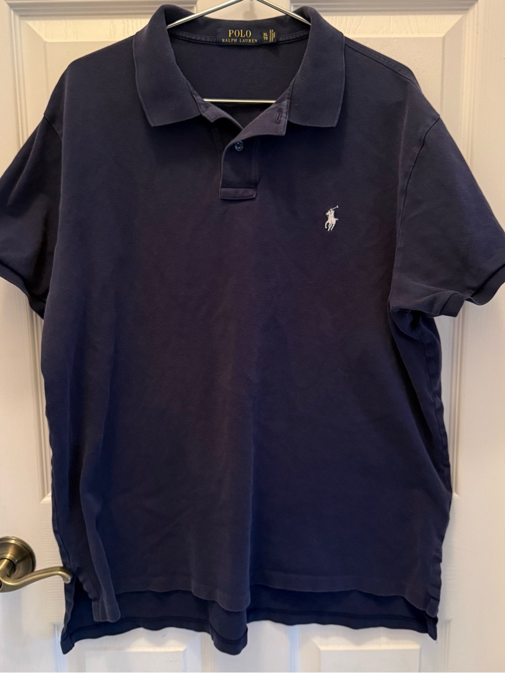 Navy and White Polo by Ralph Lauren